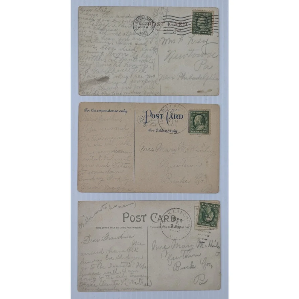 Antique Postcard Picture Card Ephemera Assorted Lot of 7